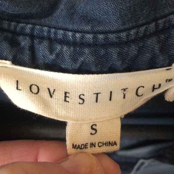 Lovestitch Jean Dress With Pockets👗 - Picture 3 of 3